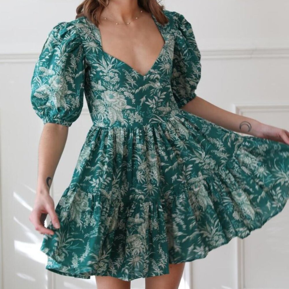 Mille Sigrid Jade Paradise Mini Dress - Sz. XL